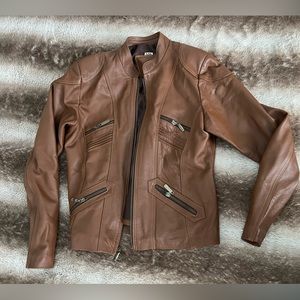 Faux leather jacket xxl